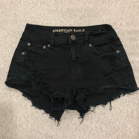 American Eagle Outfitters Pants - ❤️ LAST CALL American Eagle Black Jean Shorts